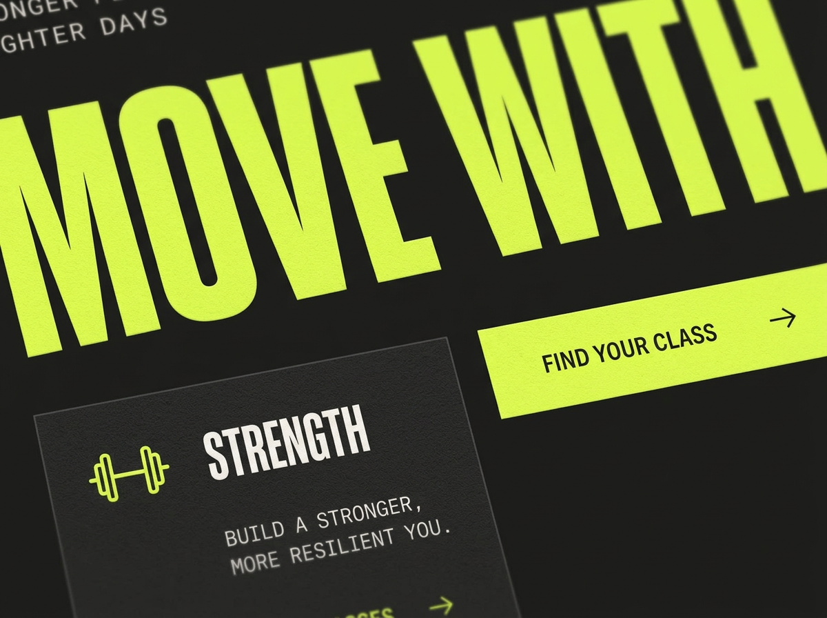 Pulse Studio — Concept Project, interface details